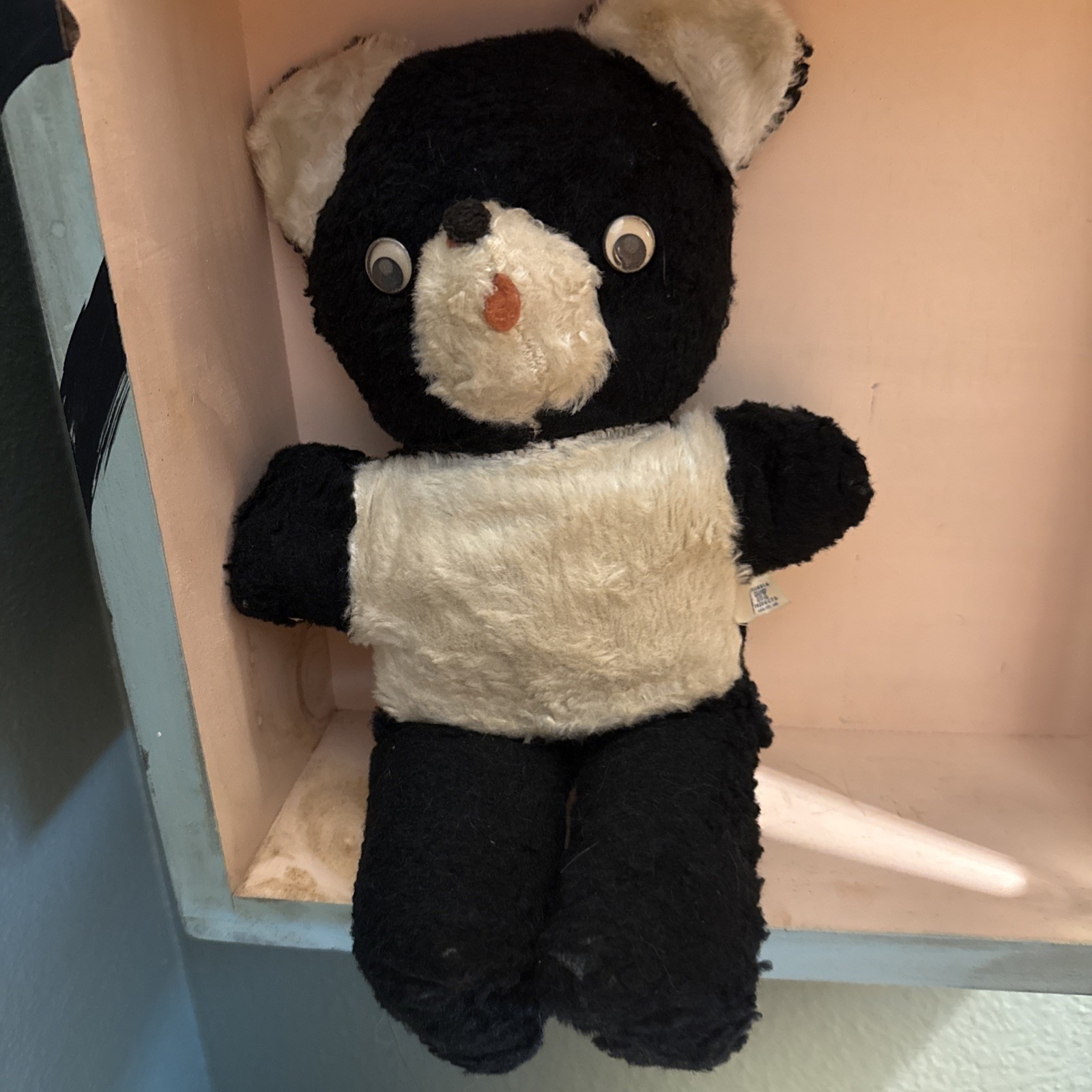 Vintage Columbia Toy Products Teddy Bear Plush Stuffed Animal Mcm Kansas City Mo